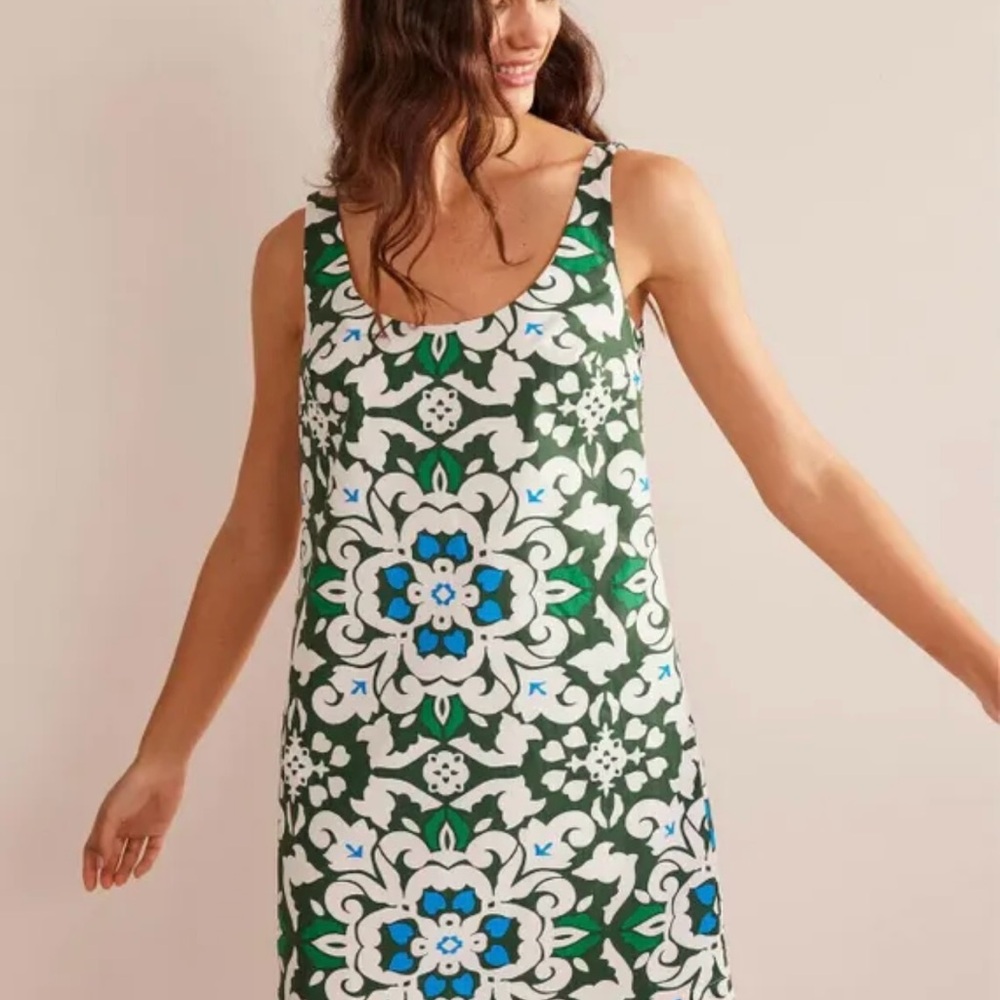 Boden Floral Mini Dress